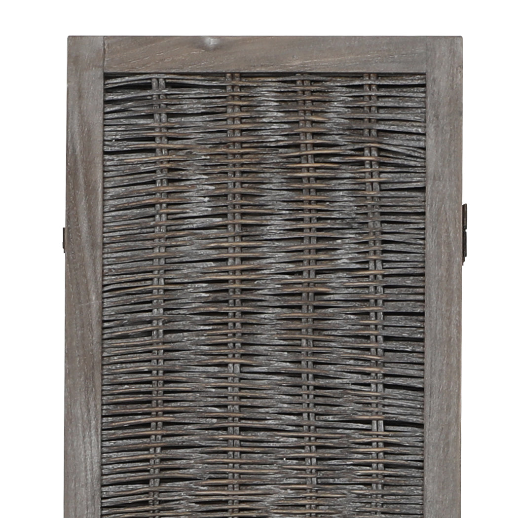 Levede 4 Panels Partition Room Divider Grey.
