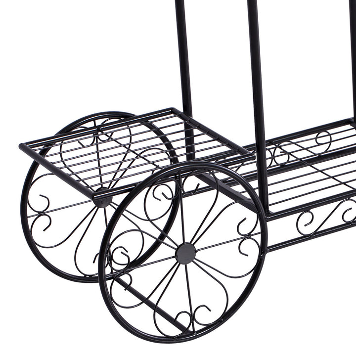2x Levede Plant Stand Outdoor Indoor Gold.