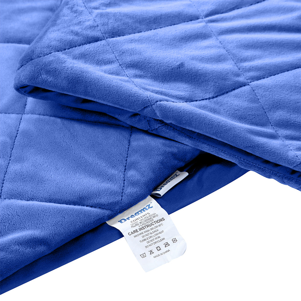 DreamZ Weighted Blanket Adults Anti Blue 7KGS.