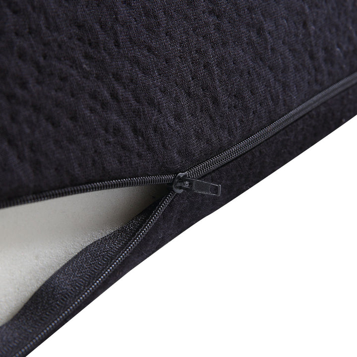 2x Cool Gel Memory Foam Bed Wedge Pillow Black 25x2.
