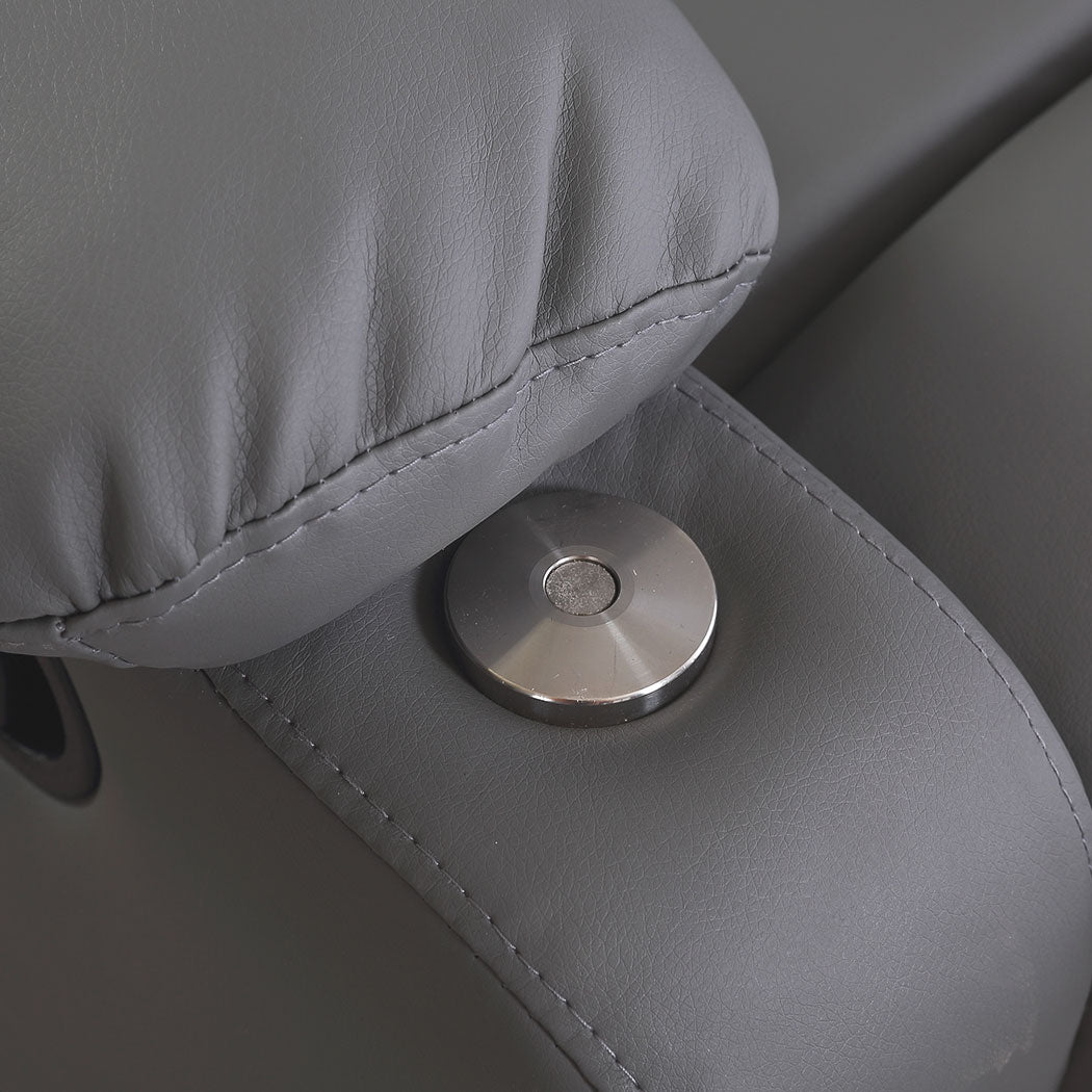 Levede Massage Chair Recliner Chairs Grey.