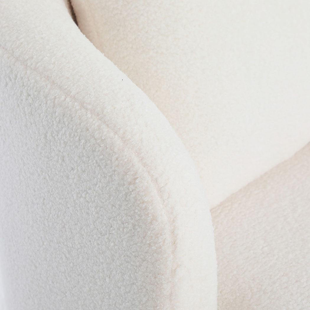 Fleece Swivel Chair.