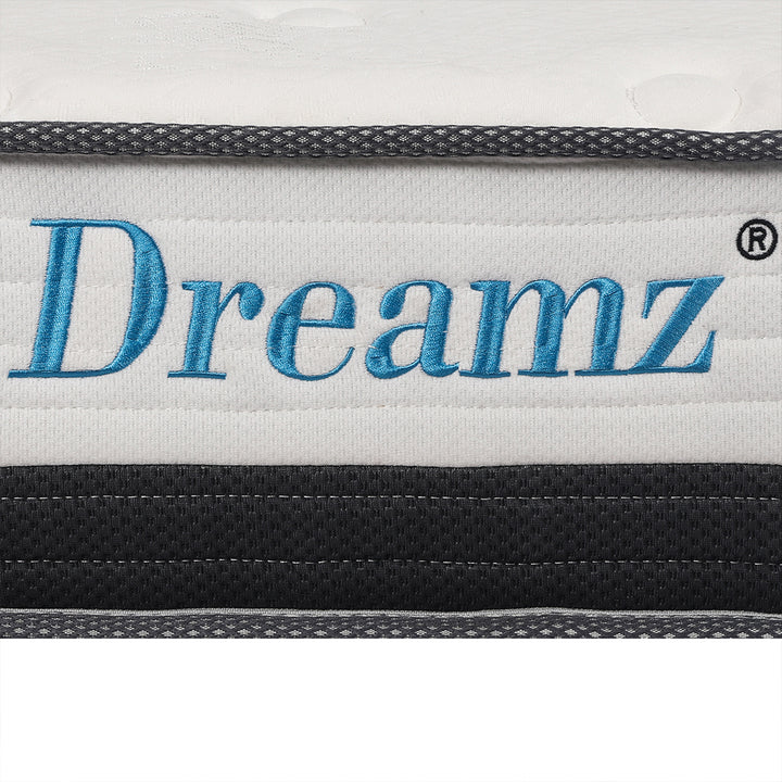 Pocket Spring Mattress HD Foam Medium Firm Bedding Bed Top Double 21CM.