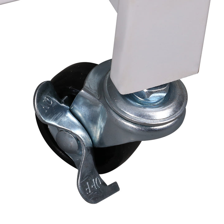Levede Foldable Storage Shelf Display White 3 Tiers.