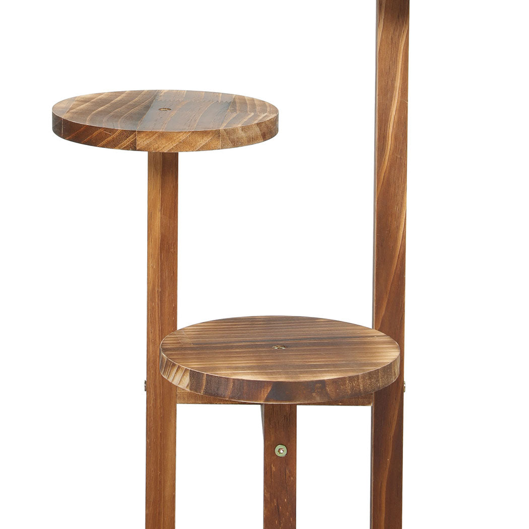Levede 3-Tier Plant Stand Wood Wooden.