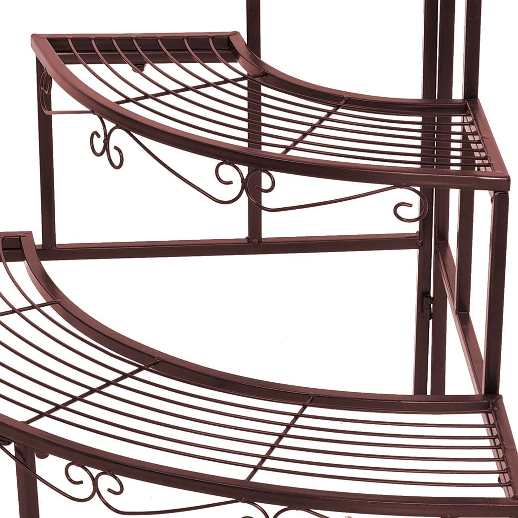 Levede Plant Stand Outdoor Indoor Metal.