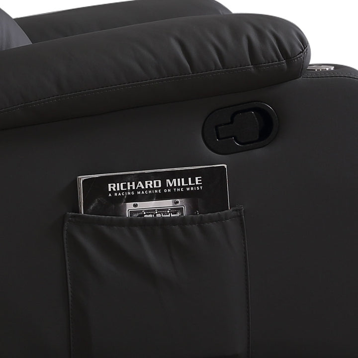 Levede Massage Chair Recliner 360 Swivel Black.
