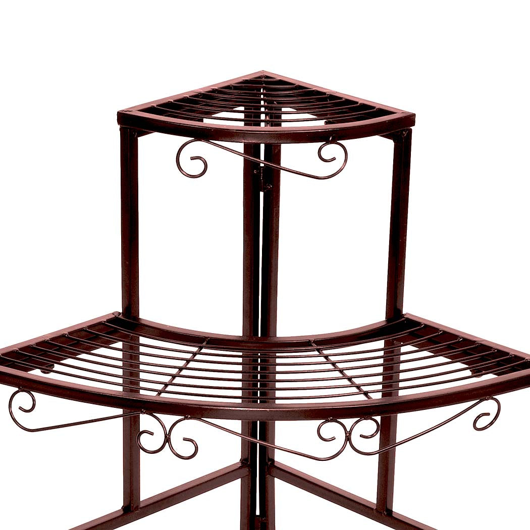 Levede Plant Stand Outdoor Indoor Metal.