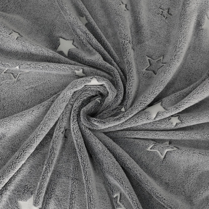 DreamZ 3x3M Large Oversized Blanket Grey Star.
