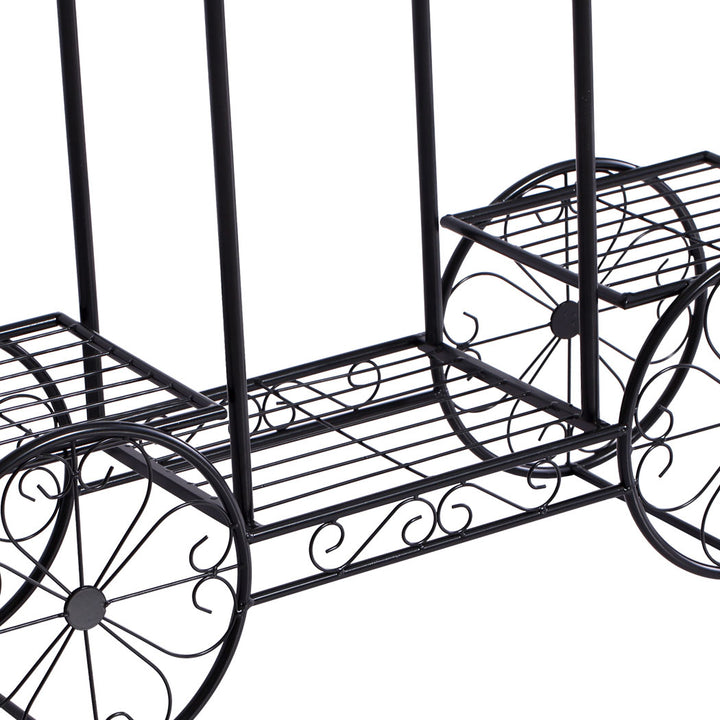 2x Levede Plant Stand Outdoor Indoor Gold.
