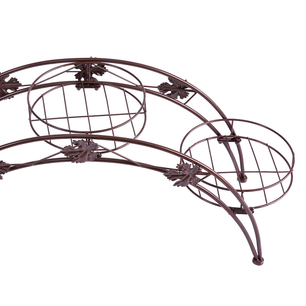 2X Plant Stand Outdoor Indoor Metal.