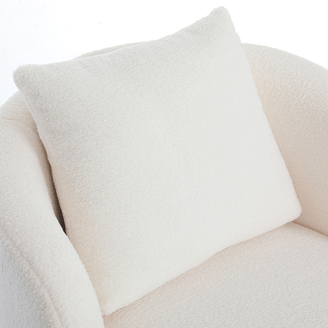 Fleece Swivel Chair.