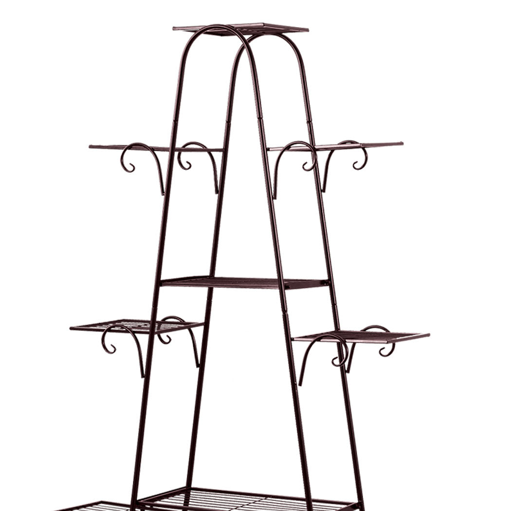 Levede Plant Stand Outdoor Indoor Metal Bronze.