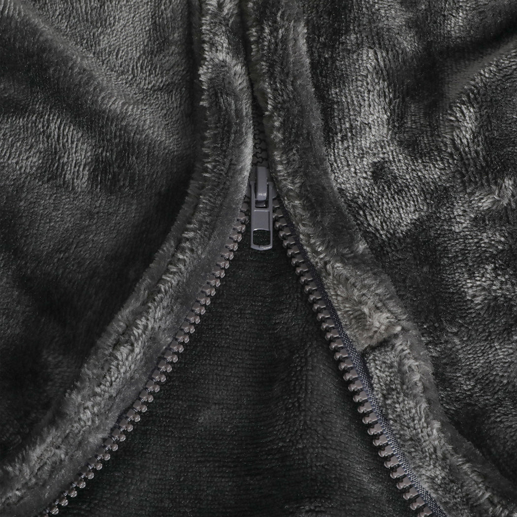 Electric Throw Blanket Heated Grey.