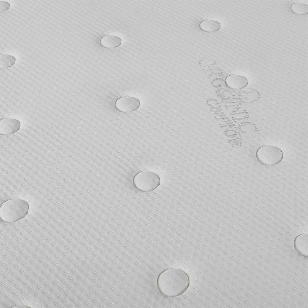 Bedding Mattress Spring King Single Premium Bed Top Foam Medium Firm 18CM.