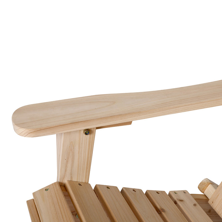 Adirondack Chair Outdoor Furniture Natural.
