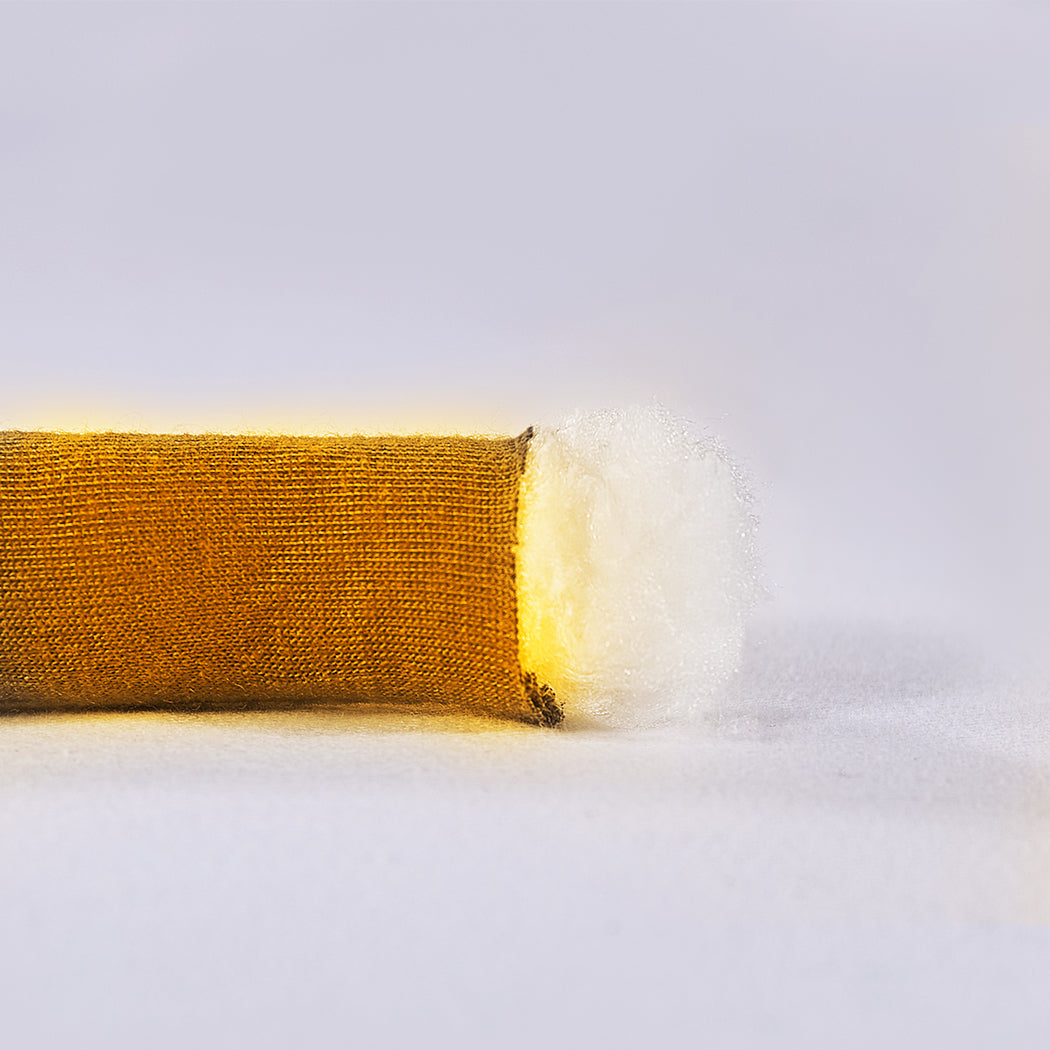 Dreamz Knitted Weighted Blanket Chunky Yellow Kids.
