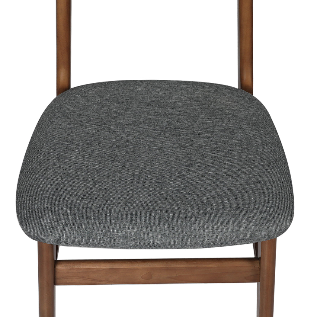 2xDining Chairs Kitchen Chair Brown 2Pack.