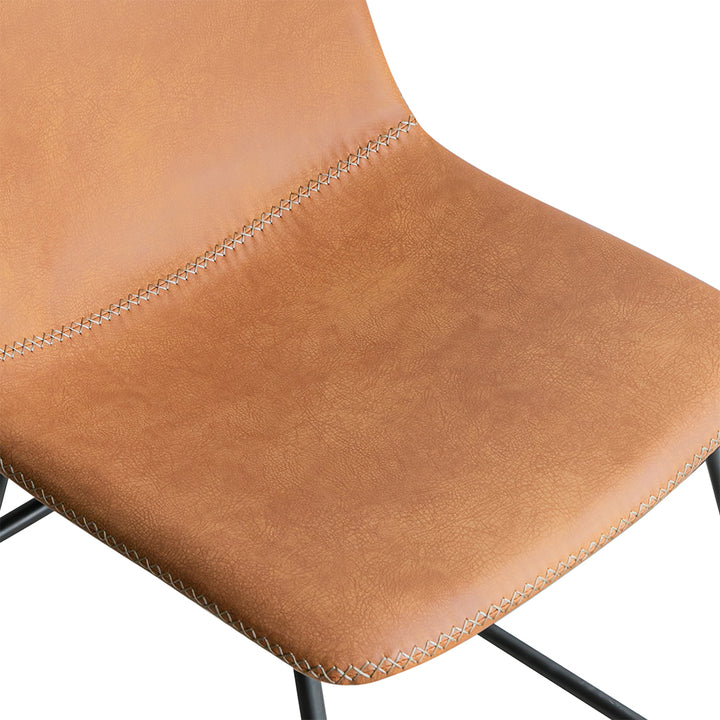 2x Dining Chairs Kitchen Table Brown.