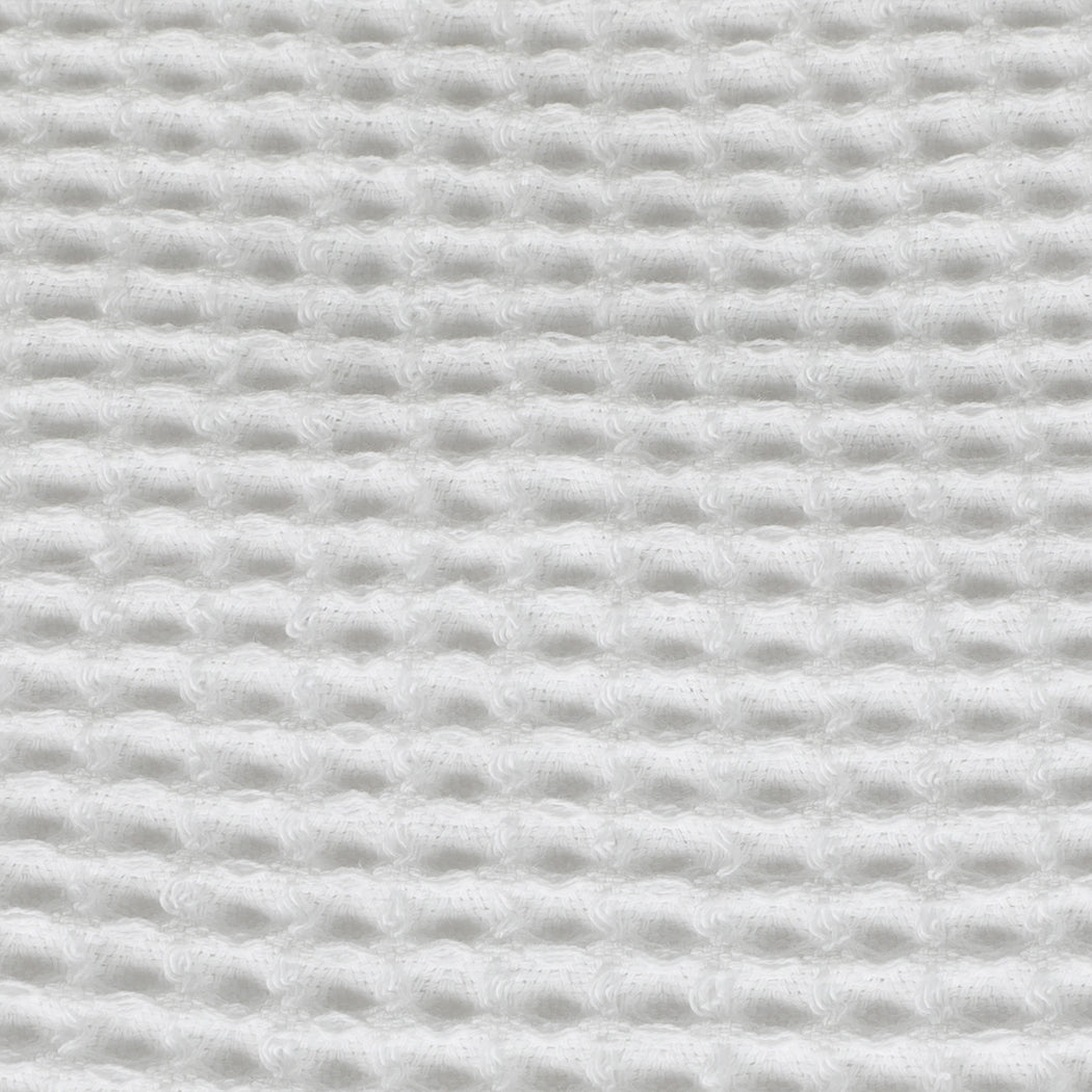 DreamZ Throw Blanket Cotton Waffle Blankets White Double.