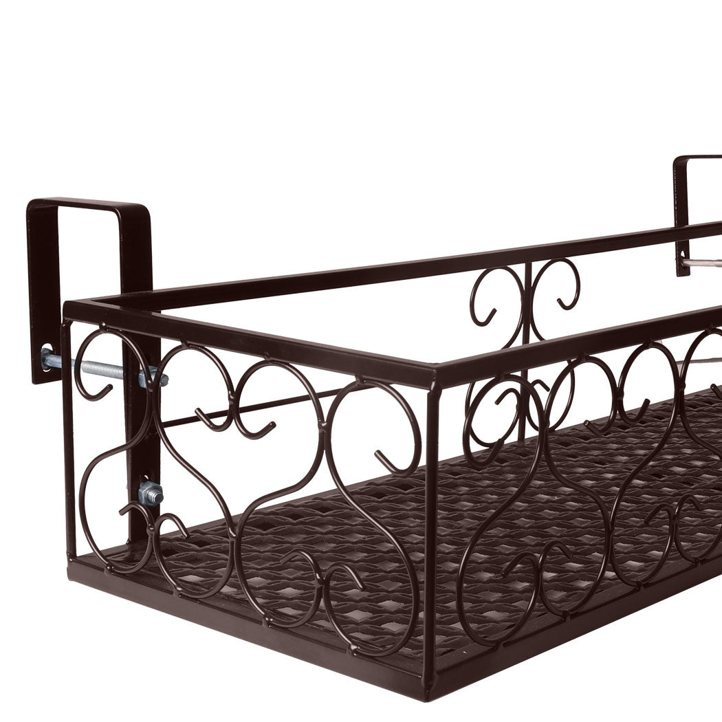 Levede Plant Stand Outdoor Indoor Home Bronze Rectangle.