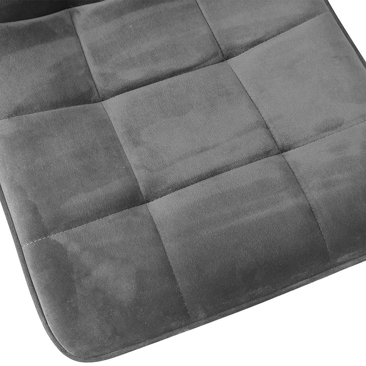 4x Dining Chairs Kitchen Velvet Grey.