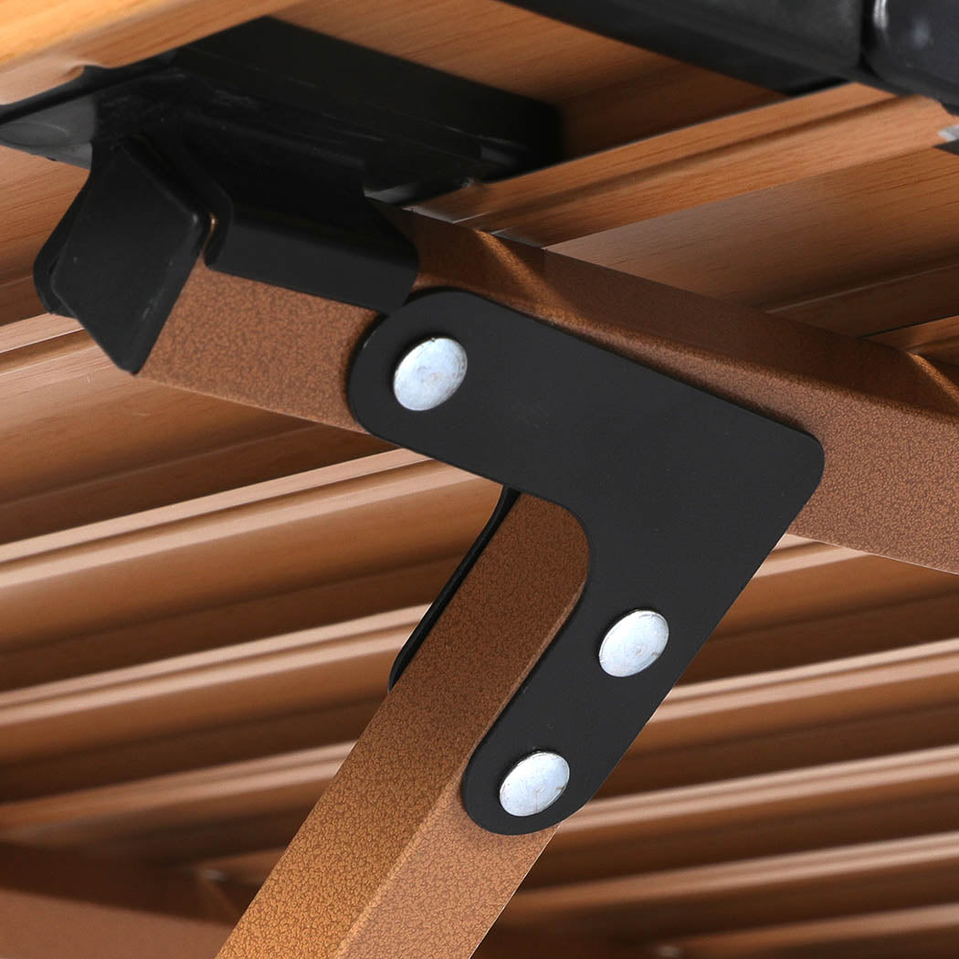 Folding Camping Table Portable Oak.