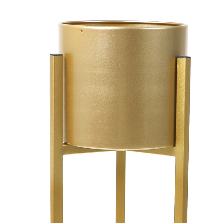 Levede Plant Stand Garden Planter Metal Gold Large.