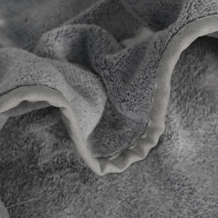 DreamZ 3x3M Large Oversized Blanket Grey Plain.