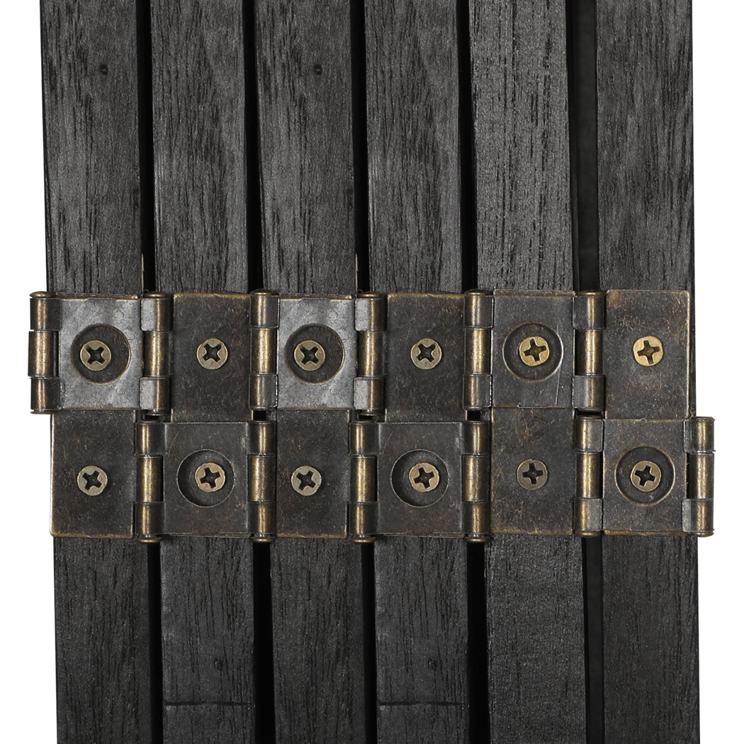 Levede 6 Panel Partition Room Divider Black.