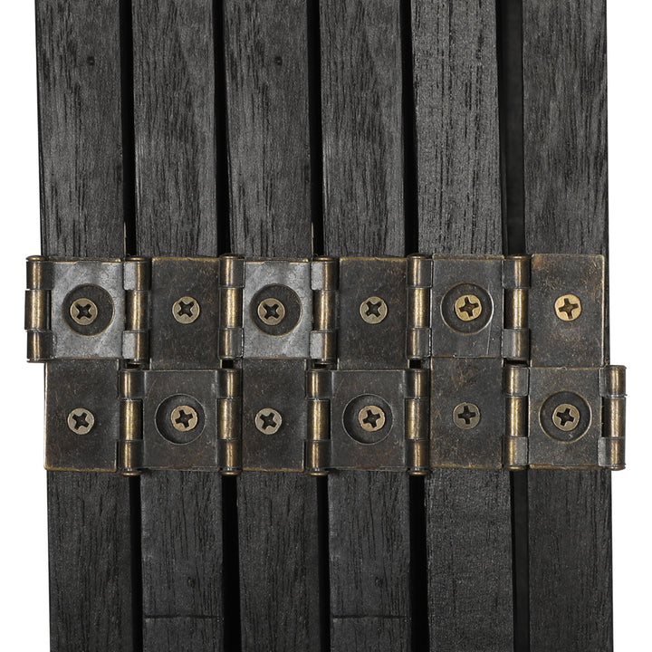 Levede 6 Panel Partition Room Divider Black.
