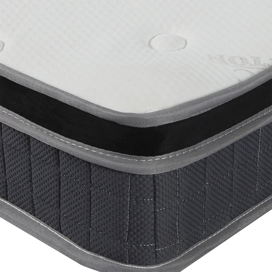 Bedding Mattress Spring King Single Premium Bed Top Foam Medium Firm 18CM.
