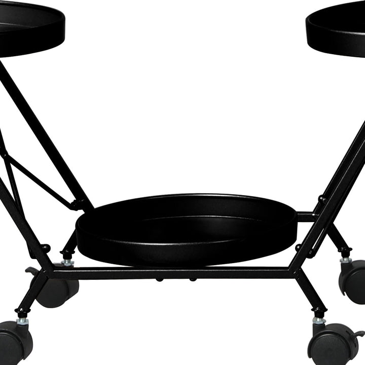 Levede Plant Stand Garden Outdoor Indoor Black.