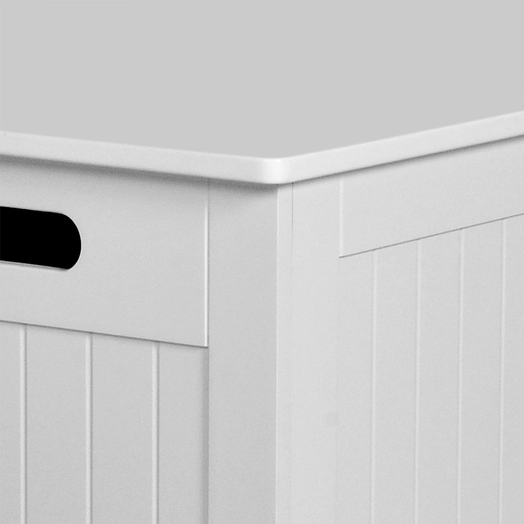 Levede Kids Toy Box Storage Chest Cabinet White.