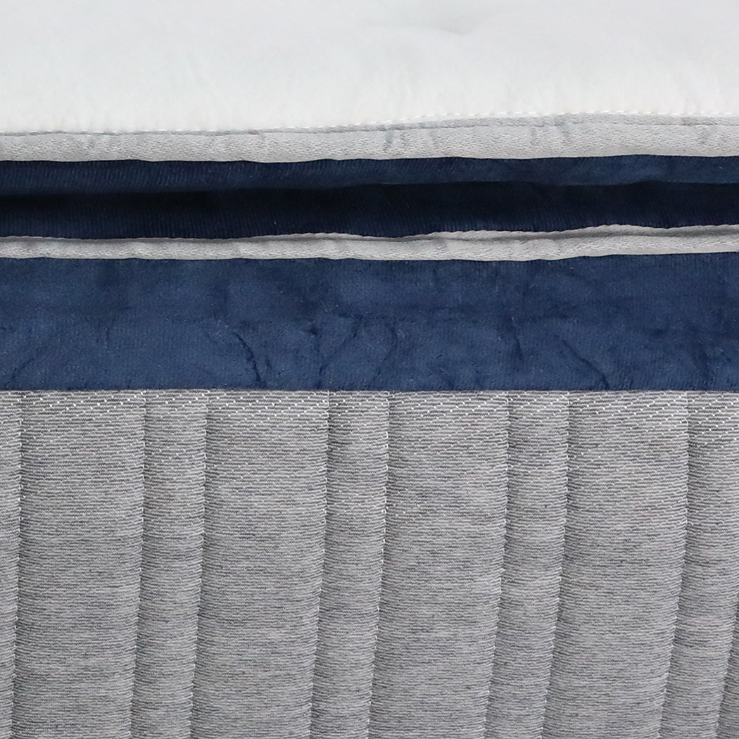 Mattress Pillow Top 7 Zone Pocket Spring Memory Foam 32CM King Single.