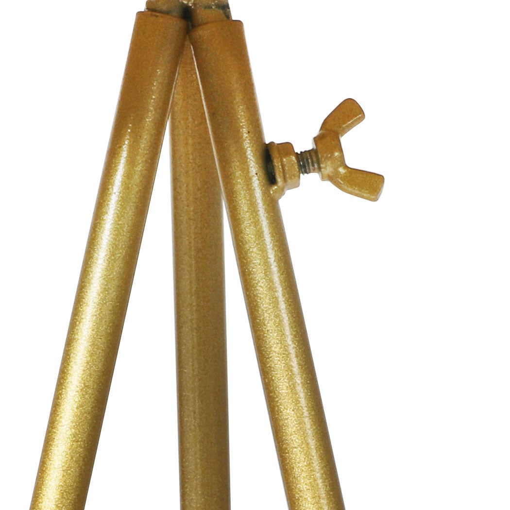 Levede Plant Stand 2 Tiers Outdoor Indoor Gold Medium.