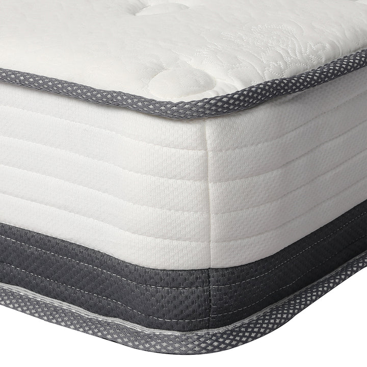 Pocket Spring Mattress HD Foam Medium Firm Bedding Bed Top Double 21CM.