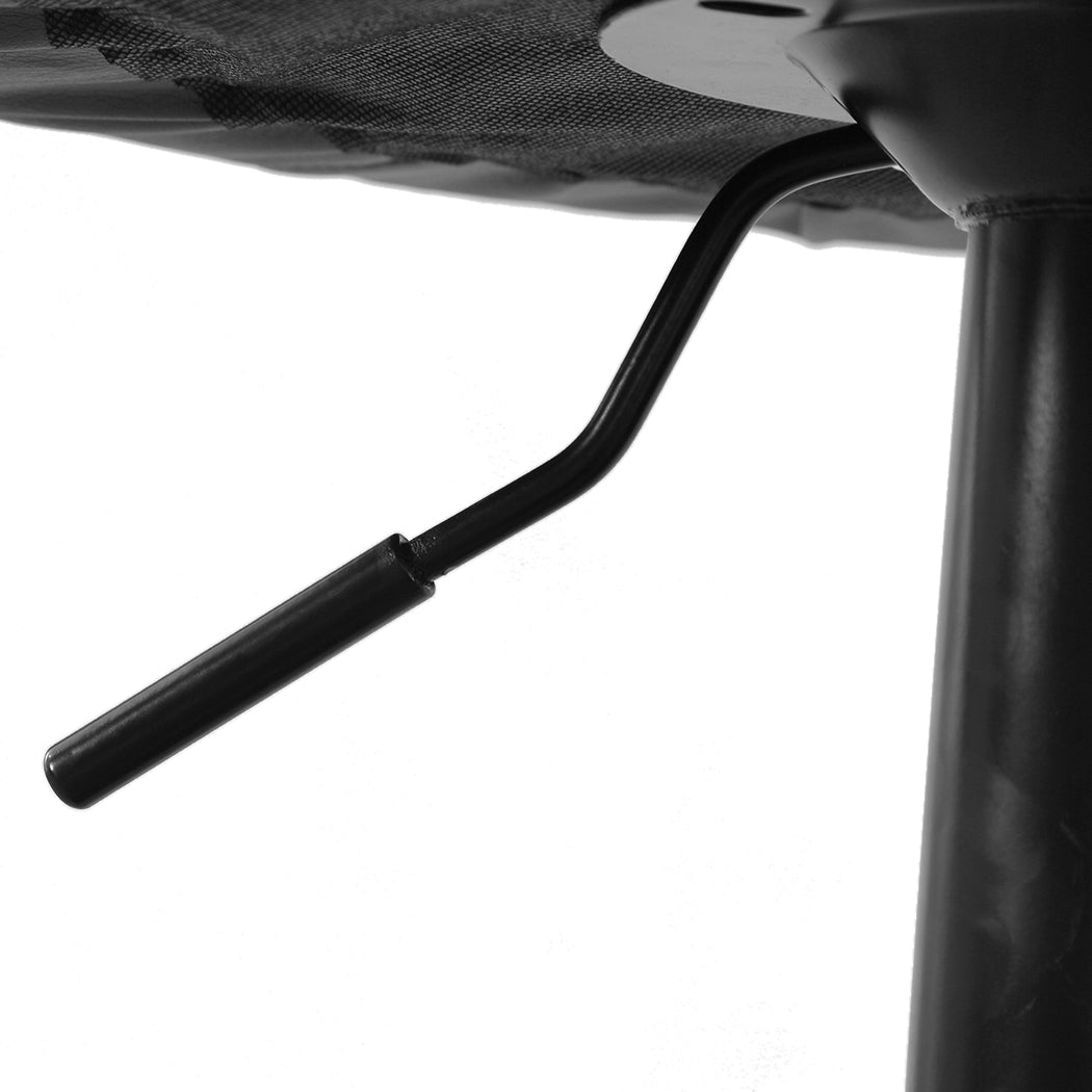 2x Bar Stools Stool Kitchen Chairs Swivel Grey.