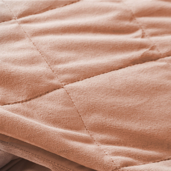 DreamZ 5KG Anti Anxiety Weighted Blanket Pink 5KGS.