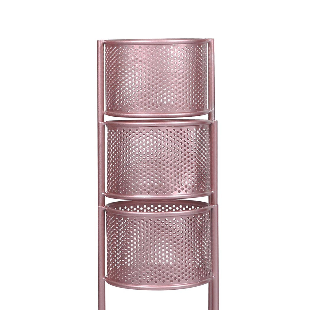 Levede 6 Tier Plant Stand Swivel Outdoor Rose Gold.
