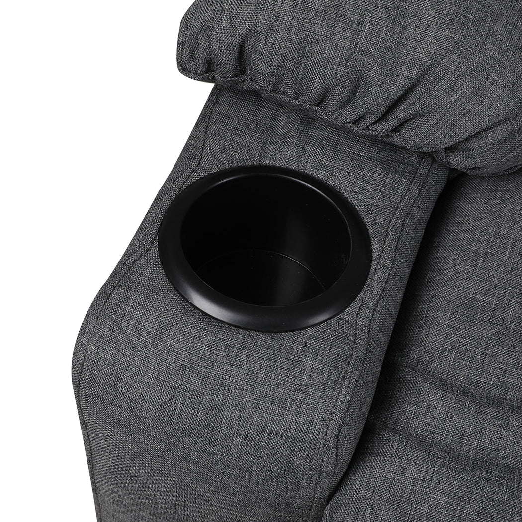 Levede Recliner Chair Electric Lift Grey.