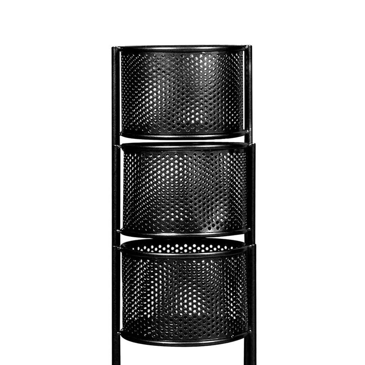 Levede 6 Tier Plant Stand Swivel Outdoor Black.