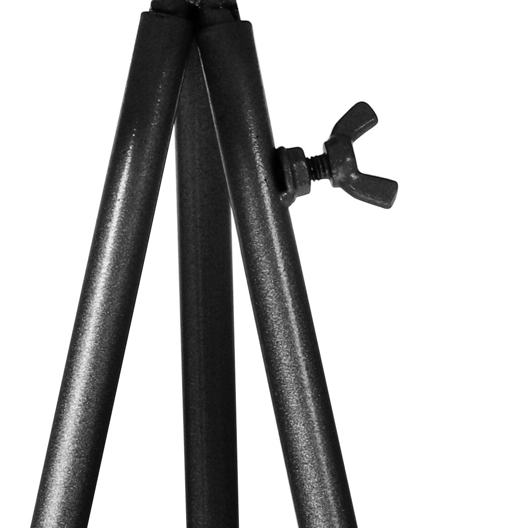 Levede Plant Stand 2 Tiers Outdoor Indoor Black Medium.