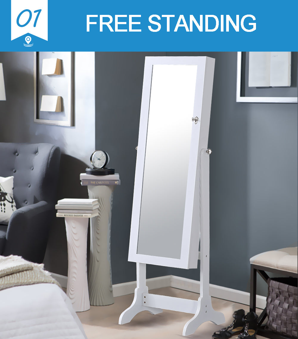 Mirrored Jewellery Holder Dressing.