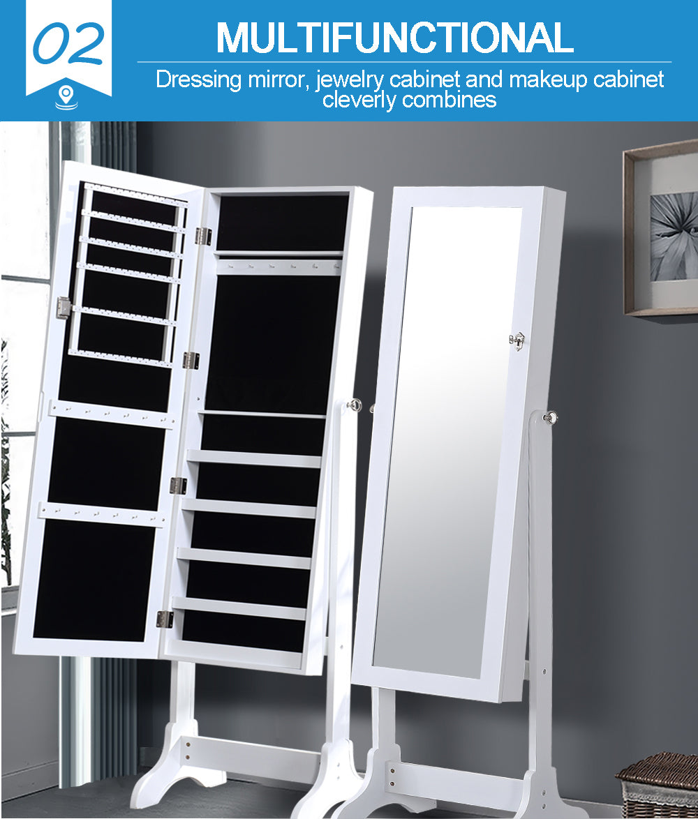 Mirrored Jewellery Holder Dressing.