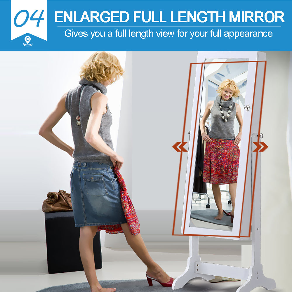 Mirrored Jewellery Holder Dressing.