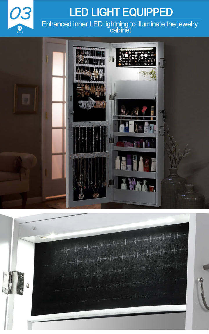 Mirror Jewellery Cabinet Jewelry.
