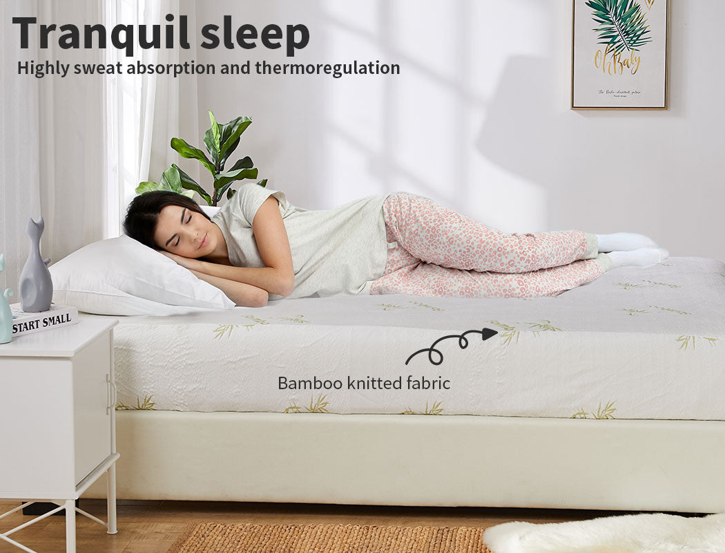 Mattress Protector Topper 70% Bamboo Hypoallergenic.