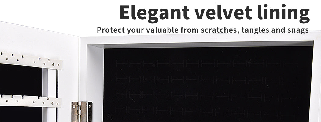Levede Mirror Jewellery Cabinet Makeup.