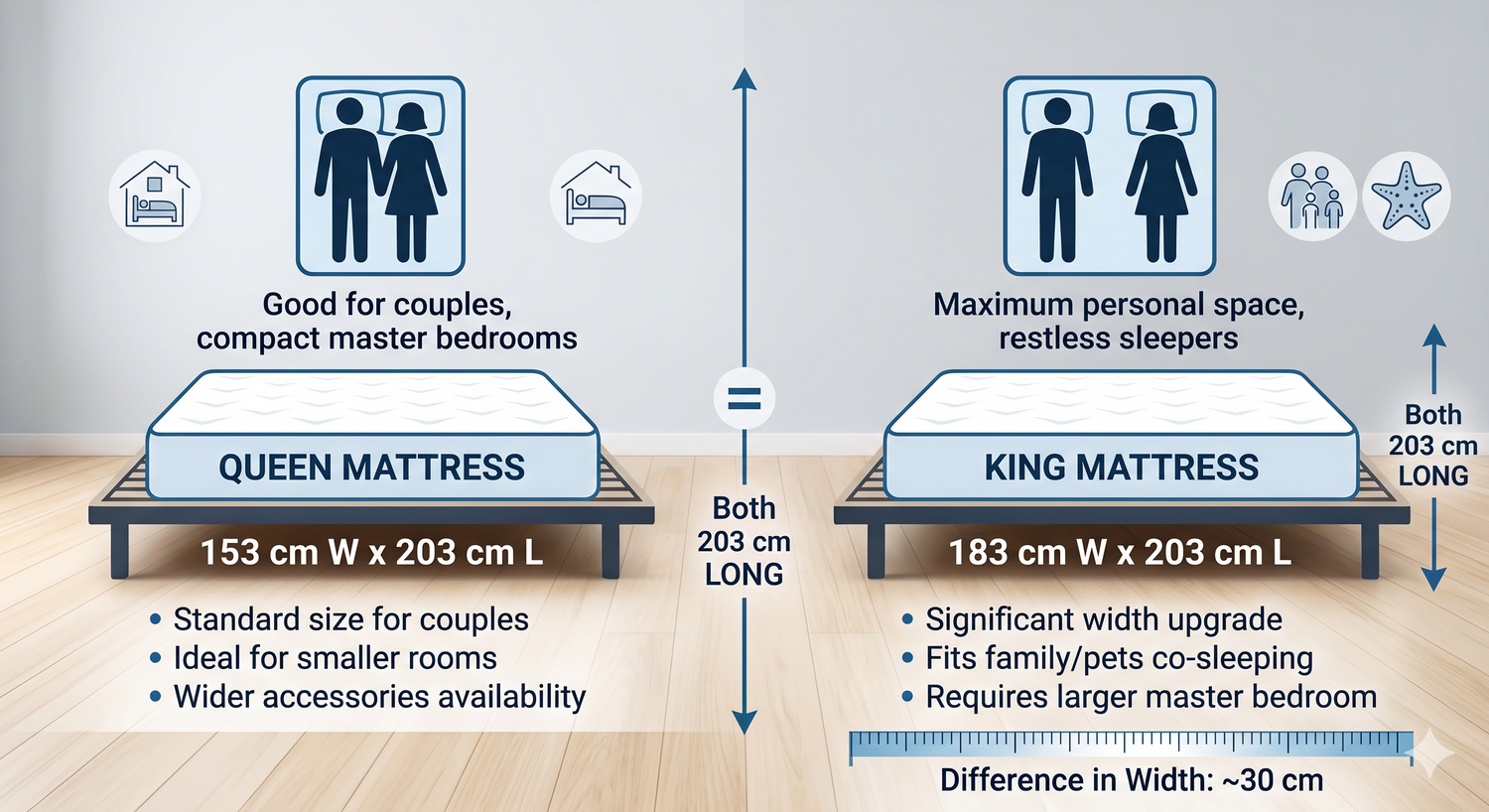 Queen vs King Mattress